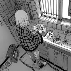 This is a pixiv picture whose title is 5束はちょっと多すぎたかな.