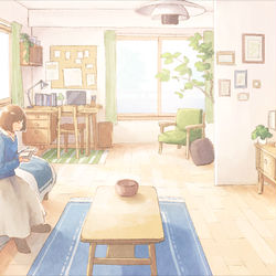 This is a pixiv picture whose title is 大東建託「DK SELECT」間違い探しイラスト.