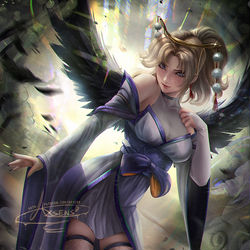 This is a pixiv picture whose title is Mercy Nyotengu.