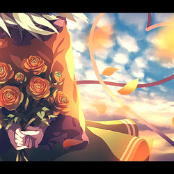 This is a pixiv picture whose title is 花束.