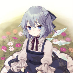 This is a pixiv picture whose title is チルノ.