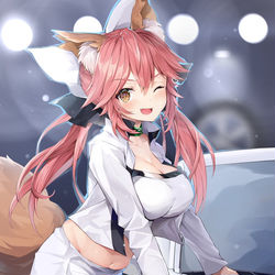 This is a pixiv picture whose title is 玉藻ちゃんと86.
