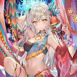 This is a pixiv picture whose title is 踊り子ちゃん.