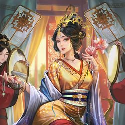 This is a pixiv picture whose title is 三國殺-赵姬.