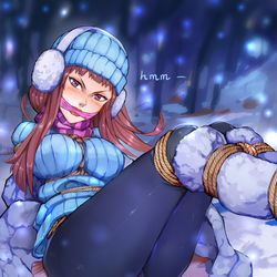 This is a pixiv picture whose title is Bondage Game.