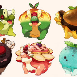 This is a pixiv picture whose title is スイーツタルップル.