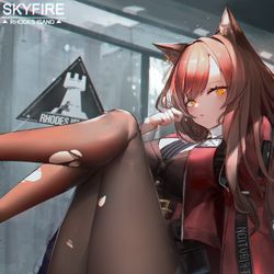 This is a pixiv picture whose title is 天火.