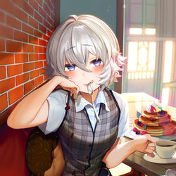 This is a pixiv picture whose title is 少年、ちょっとサボってこ？２巻発売の宣伝.