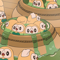 This is a pixiv picture whose title is モクロー詰め5.