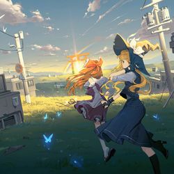 This is a pixiv picture whose title is 主角组.