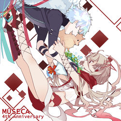 This is a pixiv picture whose title is 4周年.