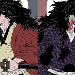 This is a pixiv picture whose title is 継国兄弟.