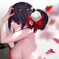 This is a pixiv picture whose title is 白秋.