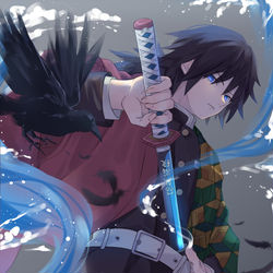 This is a pixiv picture whose title is 水柱.