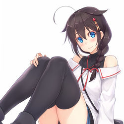 This is a pixiv picture whose title is 佐世保時雨.