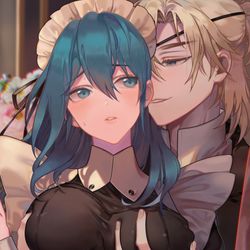 This is a pixiv picture whose title is ♥.