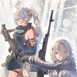 This is a pixiv picture whose title is ドルフロ　PKコンビ.