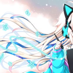 This is a pixiv picture whose title is うちゅーねこ.