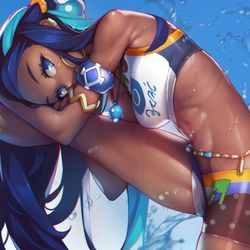 This is a pixiv picture whose title is ルリナ/Nessa.