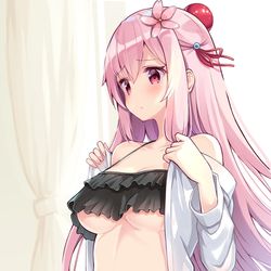 This is a pixiv picture whose title is ちょっぴり大胆な墨ちゃん.