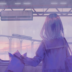This is a pixiv picture whose title is 行先.