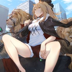This is a pixiv picture whose title is Arknights.
