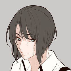 This is a pixiv picture whose title is 松井さんと汗.