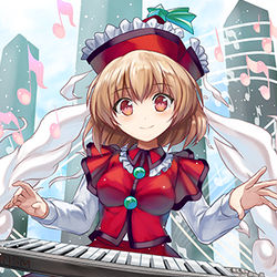 This is a pixiv picture whose title is リリカ・プリズムリバー.