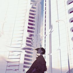 This is a pixiv picture whose title is 揺らぎ.