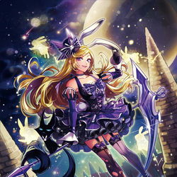 This is a pixiv picture whose title is Dark Alice, Rabbit Princess.