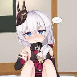 This is a pixiv picture whose title is teri teri.