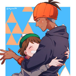 This is a pixiv picture whose title is ぎゅうぎゅ～う.