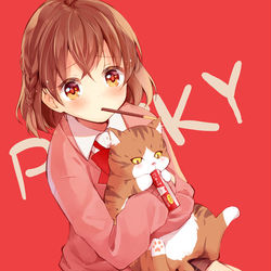 This is a pixiv picture whose title is ポッキー❤.