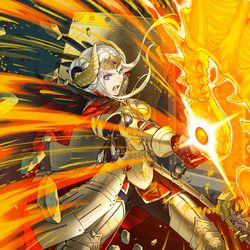 This is a pixiv picture whose title is ファイアーエムブレム0 / 神に刃を向ける者 エーデルガルト.
