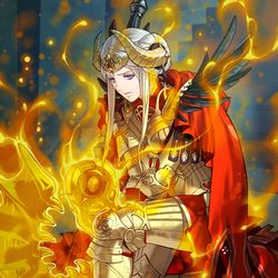 This is a pixiv picture whose title is ファイアーエムブレム0 /   神に刃を向ける者 エーデルガルト.