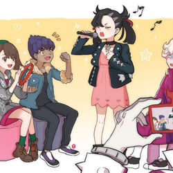 This is a pixiv picture whose title is ポケモン剣盾.