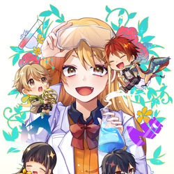 This is a pixiv picture whose title is 【仕事絵】「ゼッタイわかる」シリーズ 中１理科.