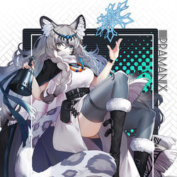 This is a pixiv picture whose title is 雪山圣女~~.