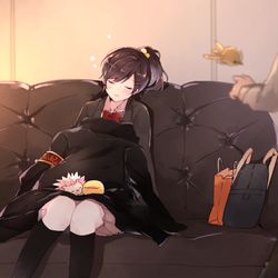 This is a pixiv picture whose title is 放課後のふたり.