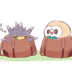 This is a pixiv picture whose title is リュックに入りたい.