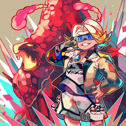 This is a pixiv picture whose title is 岩ジム！.