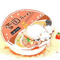 This is a pixiv picture whose title is カップ麺.