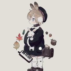 This is a pixiv picture whose title is うさぎ.