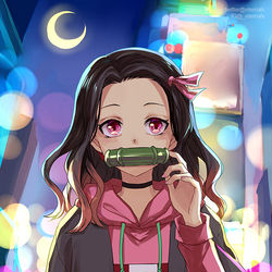This is a pixiv picture whose title is 竈門禰豆子.
