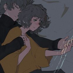 This is a pixiv picture whose title is 川上貞代 | 指先.