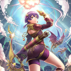 This is a pixiv picture whose title is 【ファイアーエムブレム】ベルナデッタ.