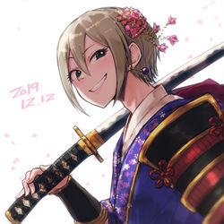 This is a pixiv picture whose title is 塩見周子生誕祭2019.