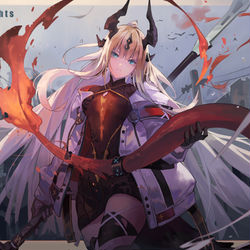 This is a pixiv picture whose title is 摸一张苇草.