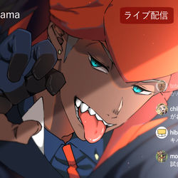 This is a pixiv picture whose title is キバナがおーってして！.