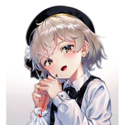 This is a pixiv picture whose title is 鳩.